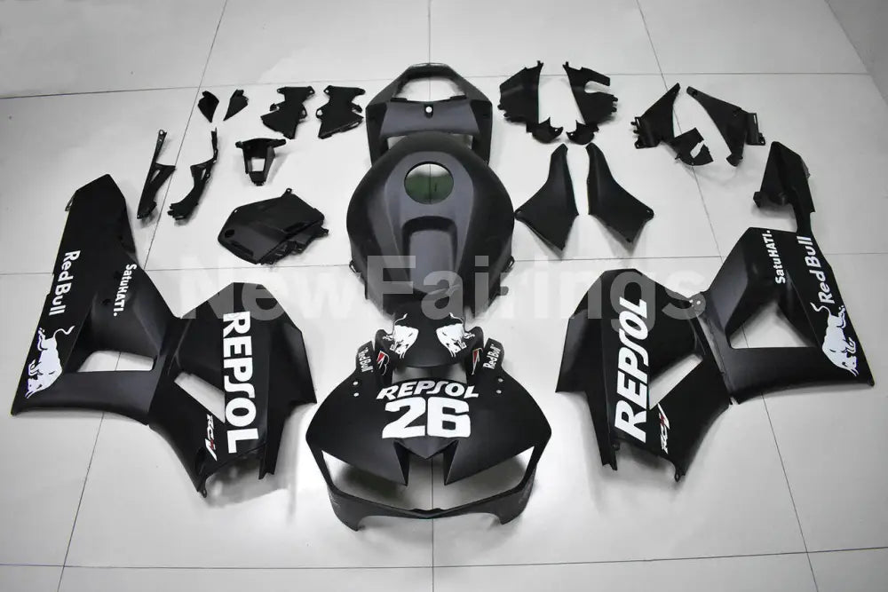 Number 26 Matte Black with White Repsol Red Bull - CBR600RR