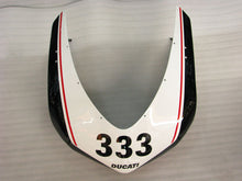 Charger l'image dans le visualiseur de la galerie, Number 333 Black and White Red Factory Style - Ducati 1198 07-11 Fairing Kit (Single Passenger Seat)