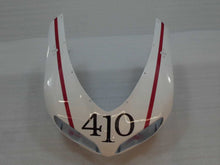 Charger l'image dans le visualiseur de la galerie, Number 410 White and Red Factory Style - Ducati 848/1098/1198 07-11 Fairing Kit