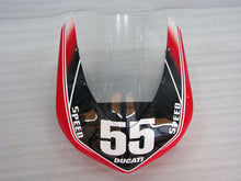Charger l'image dans le visualiseur de la galerie, Number 55 Red and White Black MOTUL - Ducati 1198 07-11 Fairing Kit (Single Passenger Seat)