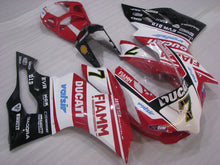Charger l'image dans le visualiseur de la galerie, Number 7 Red and White Black TIM - Ducati 1199 Panigale 12-14 Fairing Kit