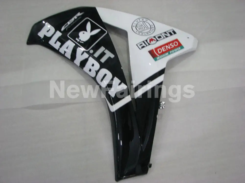 Number 82 White and Black Playboy - CBR1000RR 08-11 Fairing Kit