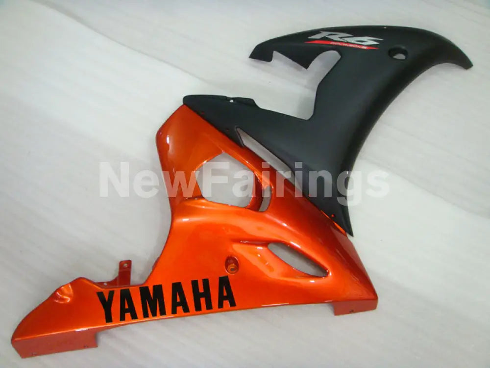 Orange and Matte Black Factory Style - YZF-R6 03-04 Fairing Kit Vehicles & Parts > Vehicle Parts & Accessories > Motor