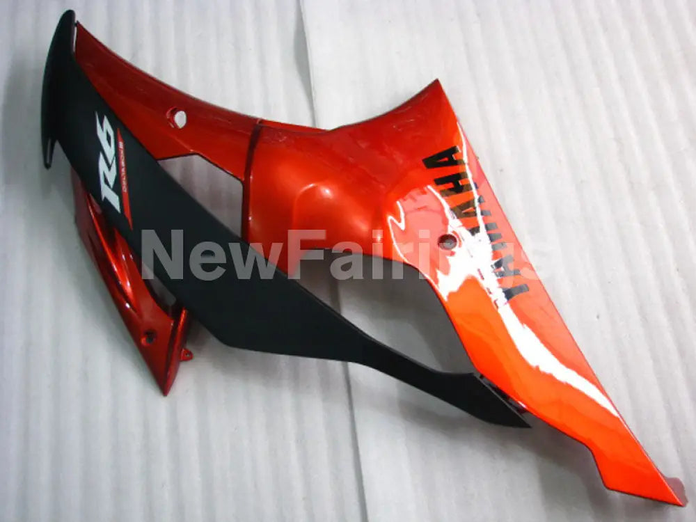 Orange and Matte Black Factory Style - YZF-R6 08-16 Fairing Kit Vehicles & Parts > Vehicle Parts & Accessories > Motor
