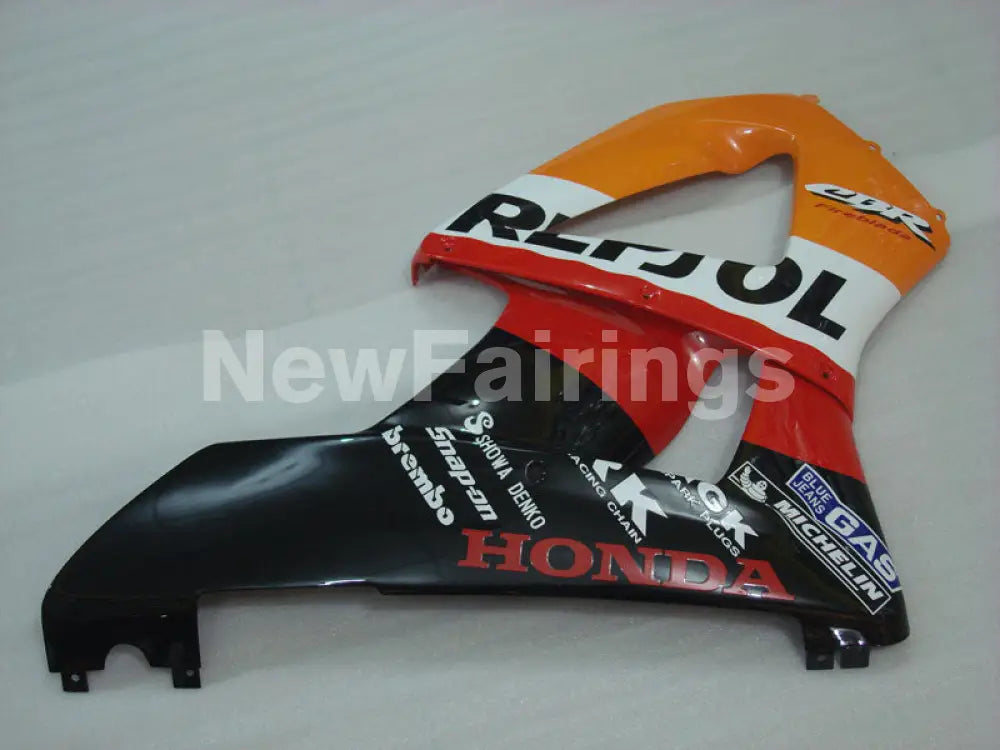 Orange and Red Black Repsol - CBR 929 RR 00-01 Fairing Kit