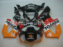 Charger l'image dans le visualiseur de la galerie, Orange and Red Black Repsol - CBR 929 RR 00-01 Fairing Kit