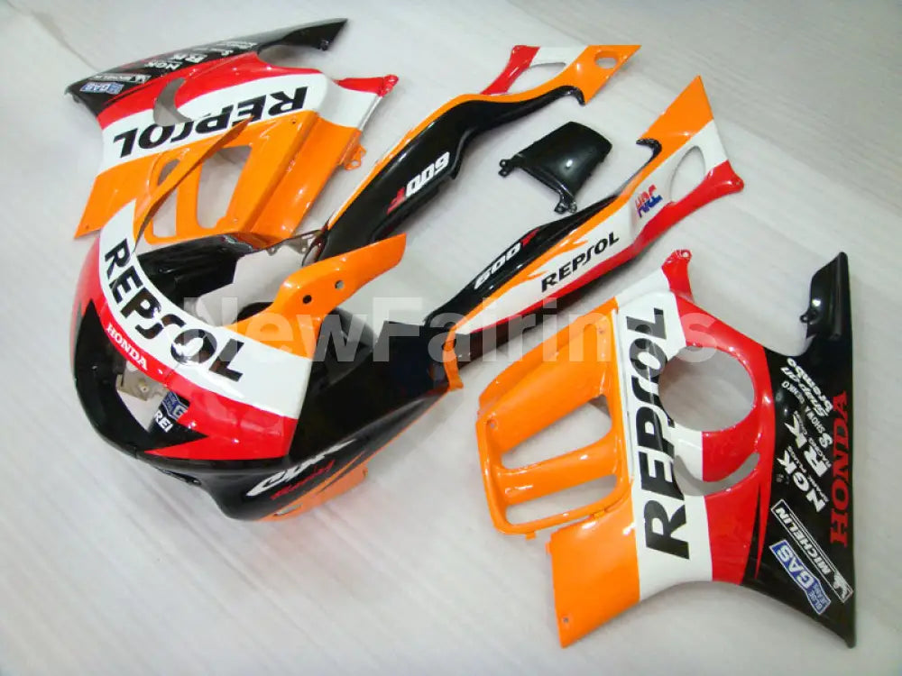 Orange and Red Black Repsol - CBR600 F3 95-96 Fairing Kit