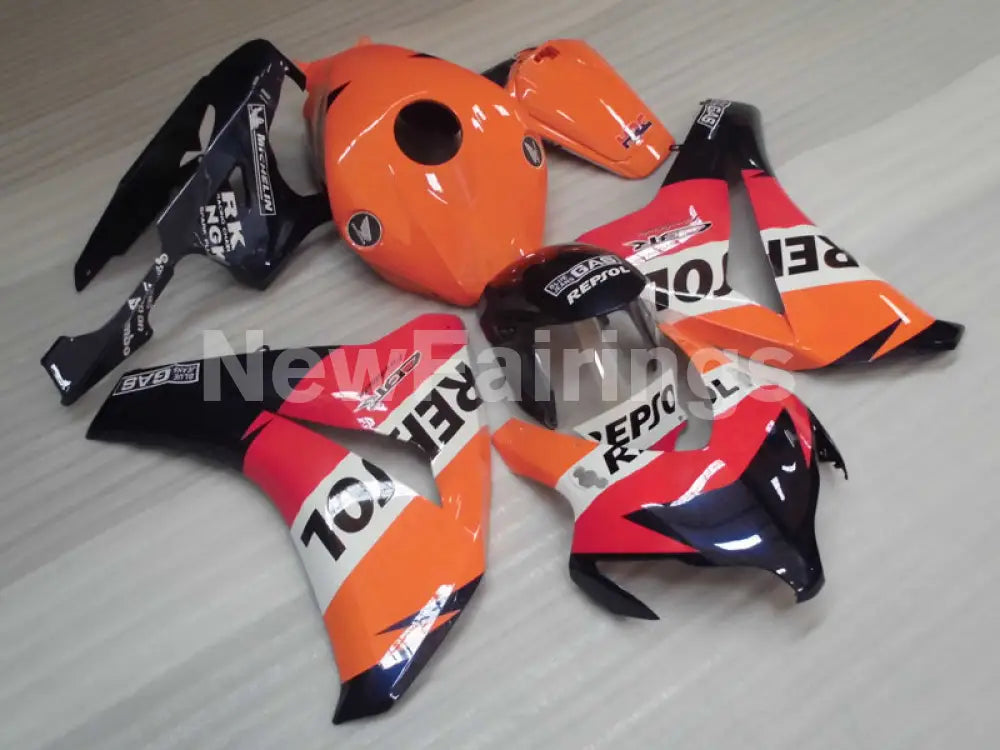 Orange Red and Deep Blue Repsol - CBR1000RR 08-11 Fairing Kit