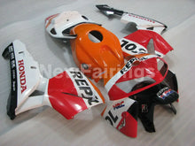 Charger l'image dans la galerie, Orange Red and White Repsol - CBR600RR 05-06 Fairing Kit