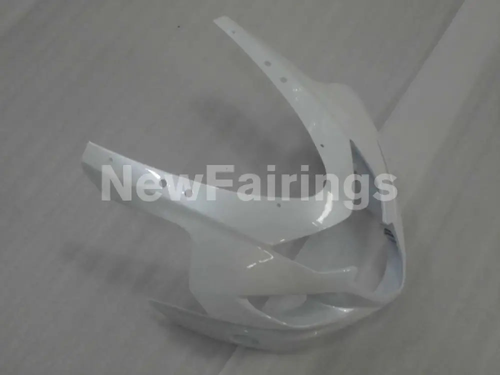 Pearl White with Black Decals Factory Style - GSX-R750 04-05 Fairing Kit