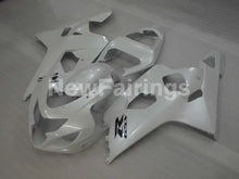 Charger l'image dans la galerie, Pearl White with Black Decals Factory Style - GSX-R750 04-05 Fairing Kit