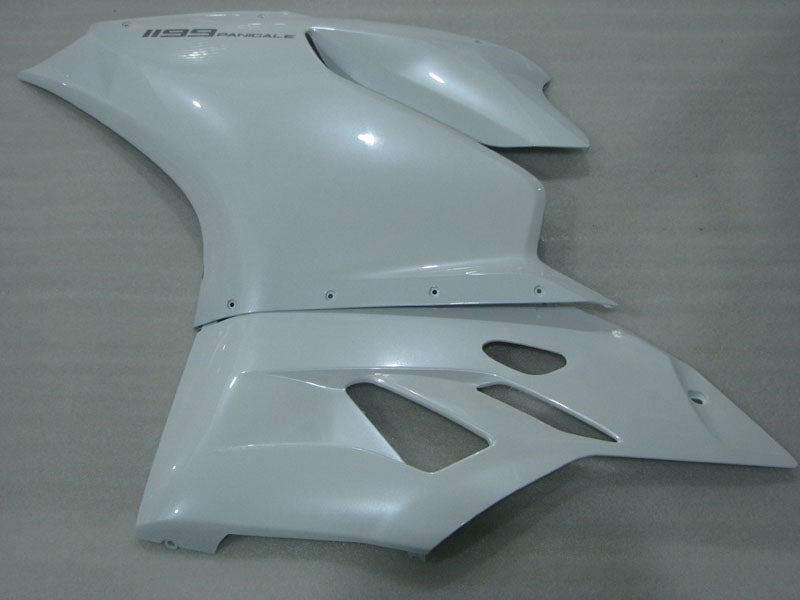 Pearl White Factory Style - Ducati 1199 Panigale 12-14 Fairing Kit