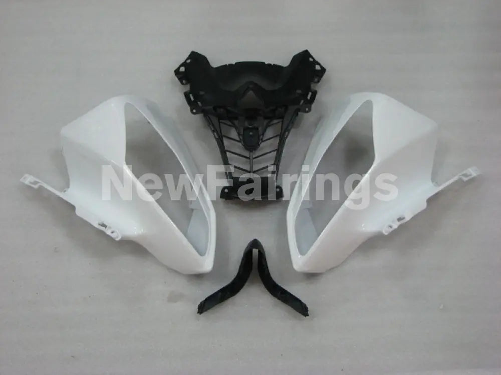 Pearl White and Matte Black Factory Style - YZF-R6 08-16 Fairing Kit Vehicles & Parts > Vehicle Parts & Accessories >