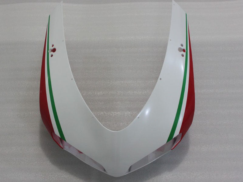 Pearl White and Red Factory Style - Ducati 848/1098/1198 07-11 Fairing Kit