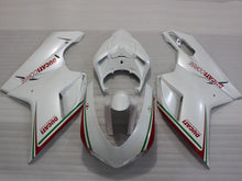 Charger l'image dans le visualiseur de la galerie, Pearl White and Red Factory Style - Ducati 848/1098/1198 07-11 Fairing Kit