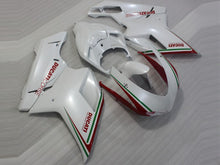 Charger l'image dans le visualiseur de la galerie, Pearl White and Red Factory Style - Ducati 848/1098/1198 07-11 Fairing Kit