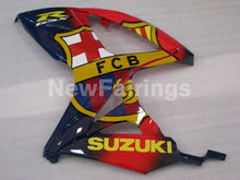 Charger l&#39;image dans la galerie, Red and Blue Yellow FCB - GSX-R600 06-07 Fairing Kit -