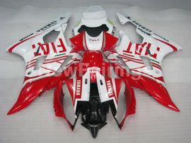 Red and White FIAT - YZF-R6 06-07 Fairing Kit Vehicles & Parts > Vehicle Parts & Accessories > Motor Vehicle Parts >