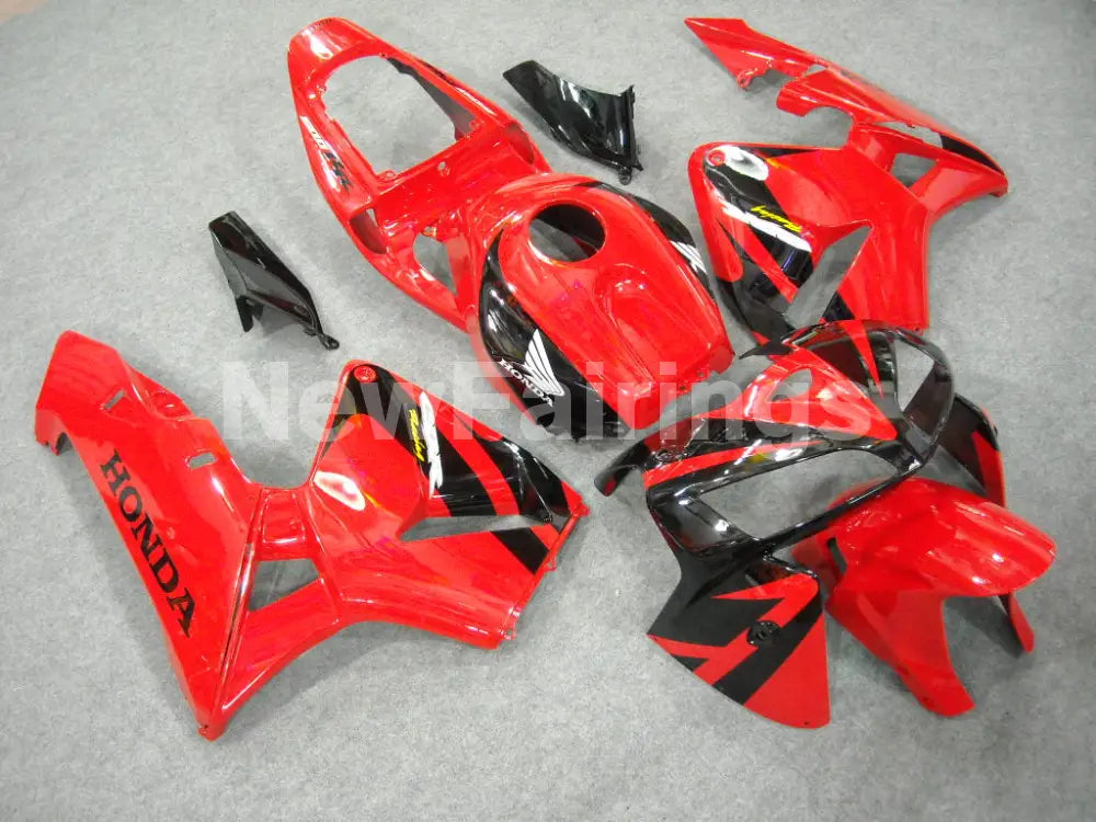 Red and Black Factory Style - CBR600RR 05-06 Fairing Kit