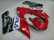 Charger l'image dans le visualiseur de la galerie, Red and Black FILA - Ducati 848/1098/1198 07-11 Fairing Kit