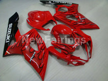 Charger l'image dans la galerie, Red and Black Flame - GSX - R1000 05 - 06 Fairing Kit