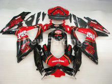 Charger l'image dans la galerie, Red and Black Lucky Strike - GSX-R750 08-10 Fairing Kit