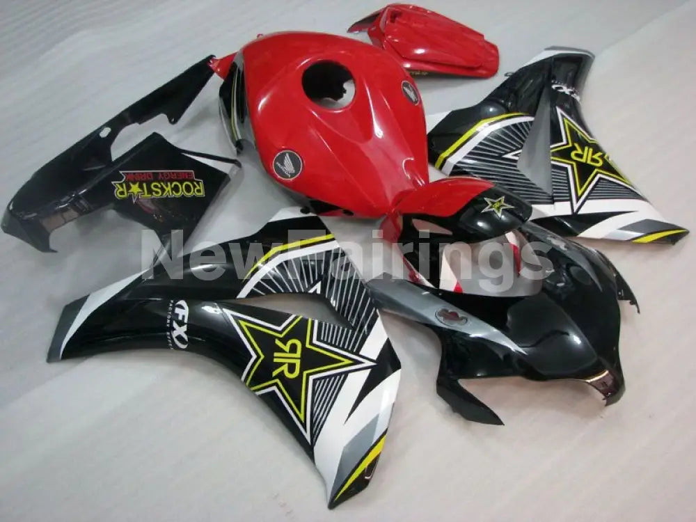 Red and Black ROCKSTAR - CBR1000RR 08-11 Fairing Kit