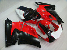 Charger l'image dans le visualiseur de la galerie, Red and Black White No decals - Ducati 748/916/996/998 96-02 Fairing Kit (Single Passenger Seat)