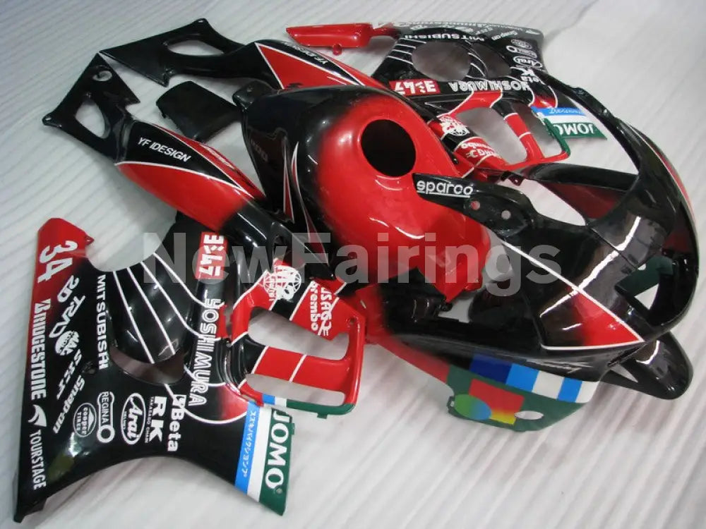 Red and Black Yoshimura - CBR600 F3 95-96 Fairing Kit
