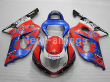 Charger l'image dans le visualiseur de la galerie, Red and Blue Corona - GSX-R600 01-03 Fairing Kit