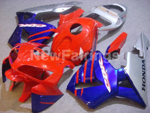 Charger l'image dans la galerie, Red Blue and Silver Factory Style - CBR600RR 05-06 Fairing Kit