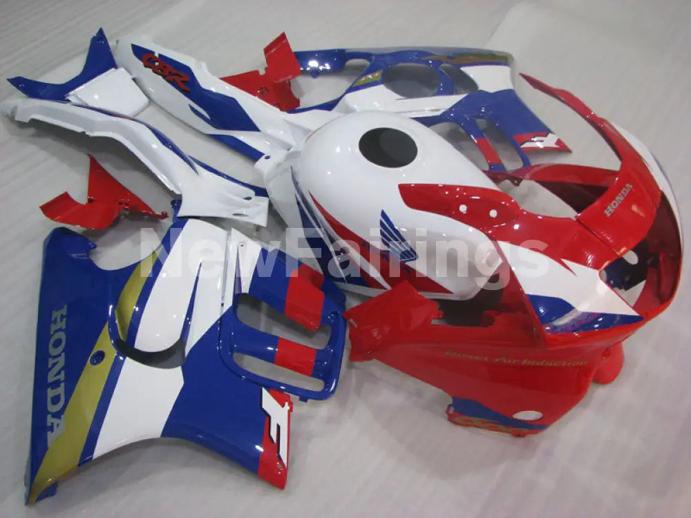 Red and Blue White Factory Style - CBR600 F3 95-96 Fairing Kit