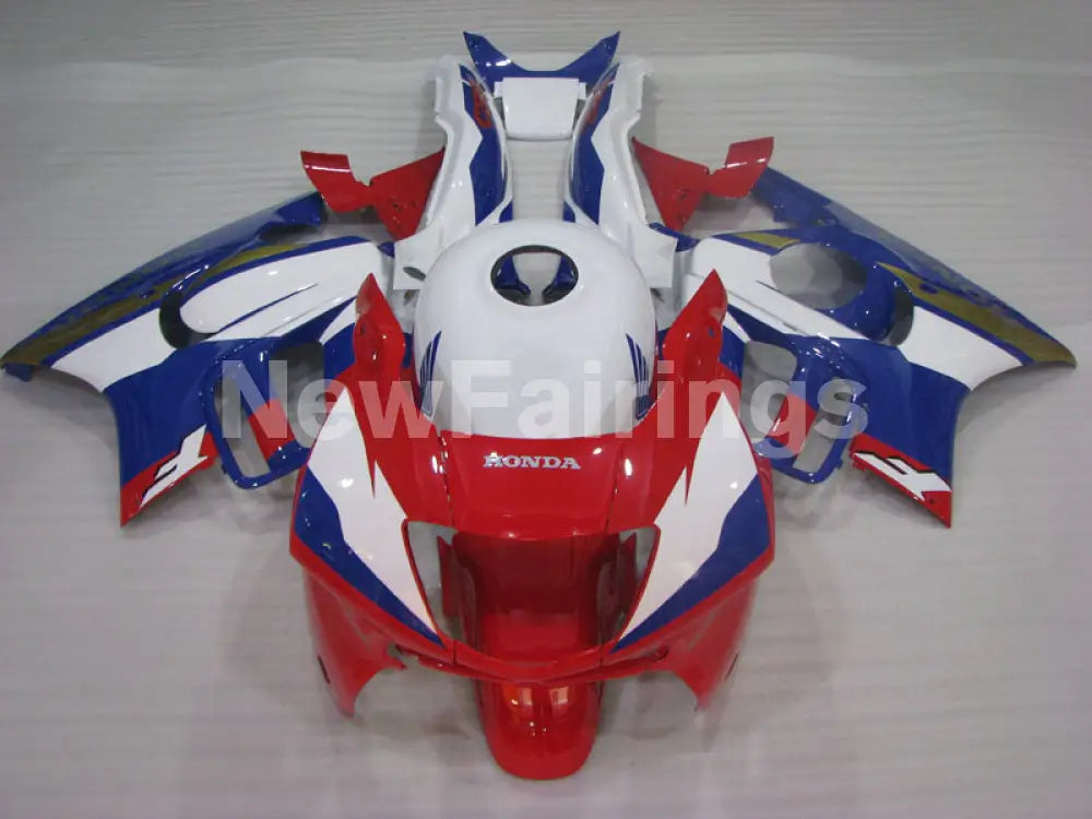 Red and Blue White Factory Style - CBR600 F3 95-96 Fairing Kit