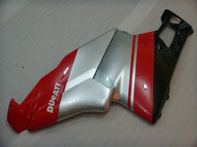 Charger l'image dans le visualiseur de la galerie, Red and Silver Black Factory Style - Ducati 749/999 05-06 Fairing Kit (Single Passenger Seat)