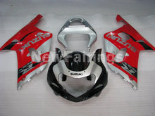 Charger l'image dans la galerie, Red and Silver Black Factory Style - GSX-R600 01-03 Fairing Kit