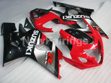 Charger l'image dans la galerie, Red and Silver Black Factory Style - GSX-R600 04-05 Fairing