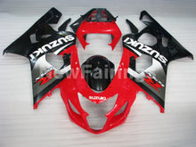 Charger l'image dans la galerie, Red and Silver Black Factory Style - GSX-R600 04-05 Fairing