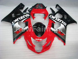 Red and Silver Black Factory Style - GSX-R750 04-05 Fairing