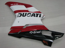 Charger l'image dans le visualiseur de la galerie, Red and White Black Enel - Ducati 848 07-11 Fairing Kit