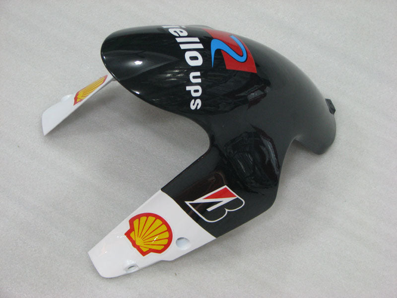 Red and White Black Enel - Ducati 848 07-11 Fairing Kit