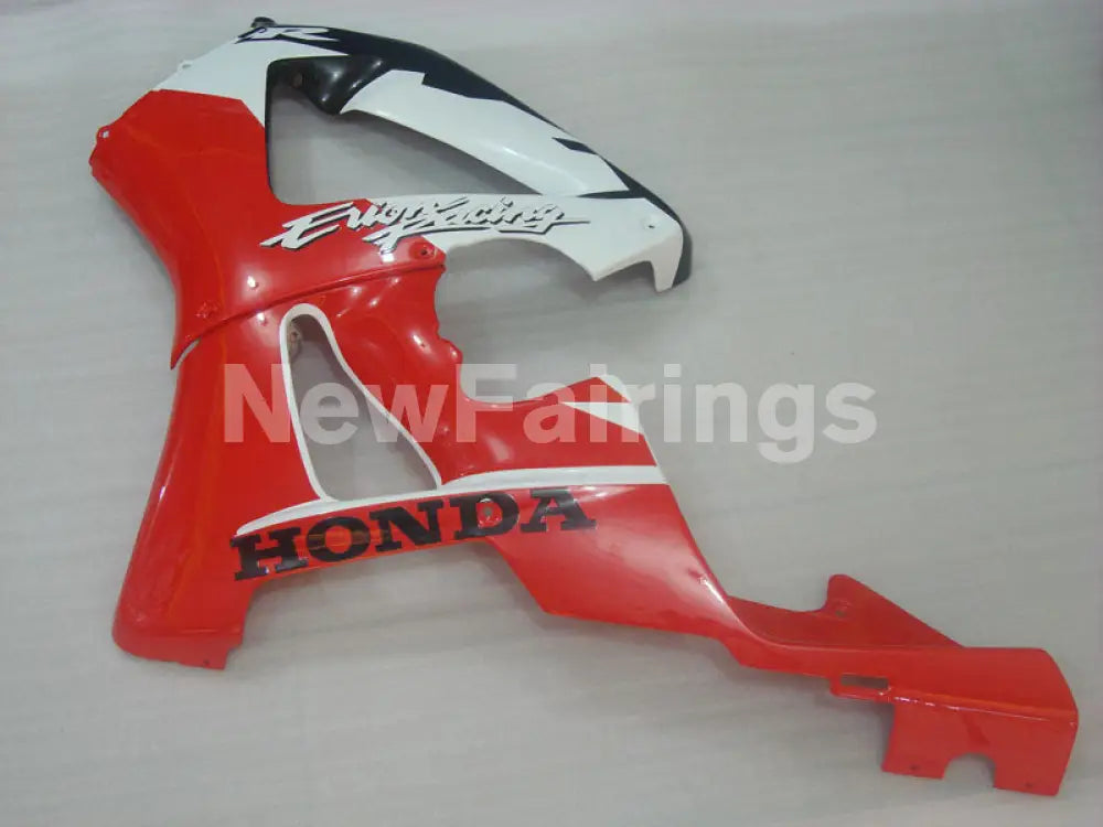 Red and White Black Factory Style - CBR 929 RR 00-01 Fairing Kit