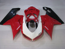 Charger l'image dans le visualiseur de la galerie, Red and White Black Factory Style - Ducati 1198 07-11 Fairing Kit