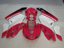 Charger l'image dans le visualiseur de la galerie, Red and White Black Factory Style - Ducati 749/999 05-06 Fairing Kit (Single Passenger Seat)