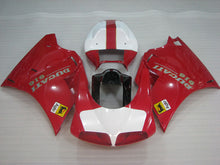 Charger l'image dans le visualiseur de la galerie, Red and White Black Factory Style - Ducati 916 96-02 Fairing Kit (Single Passenger Seat)