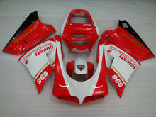 Charger l'image dans le visualiseur de la galerie, Red and White Black Performance - Ducati 996 96-02 Fairing Kit
