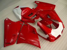 Charger l'image dans le visualiseur de la galerie, Red and White No decals - Ducati 748/916/996/998 96-02 Fairing Kit (Single Passenger Seat)