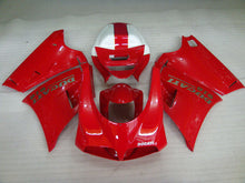 Charger l'image dans le visualiseur de la galerie, Red and White Factory Style - Ducati 916 96-02 Fairing Kit (Single Passenger Seat)