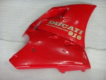 Charger l'image dans le visualiseur de la galerie, Red and White Factory Style - Ducati 916 96-02 Fairing Kit (Single Passenger Seat)