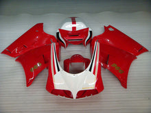 Charger l'image dans le visualiseur de la galerie, Red and White Factory Style - Ducati 996 96-02 Fairing Kit (Single Passenger Seat)