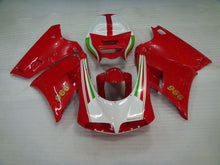 Charger l'image dans le visualiseur de la galerie, Red White Factory Style - Ducati 996 96-02 Fairing Kit (Single Passenger Seat)